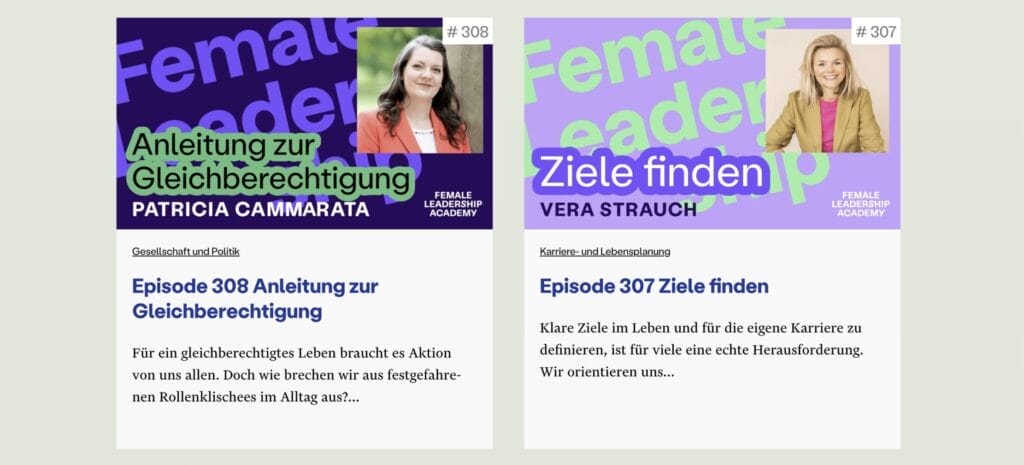 selbständige frauen schweiz podcast