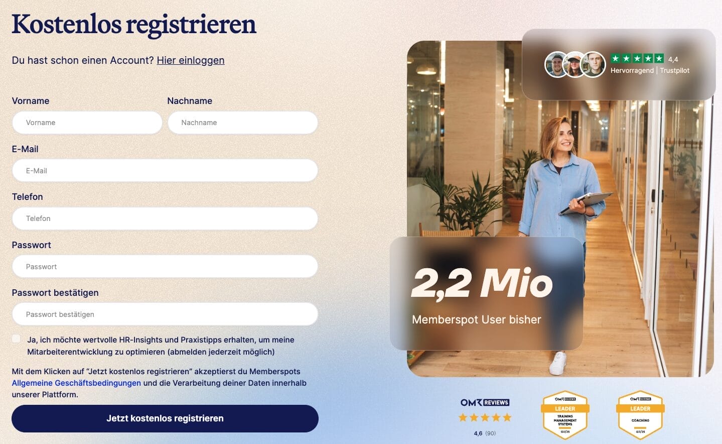 gratis mitgliederbereich